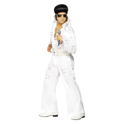 Elvis Costume with Jewels White Adult 1