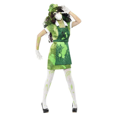 Biohazard Female Costume Green Adult_1 sm-40055M