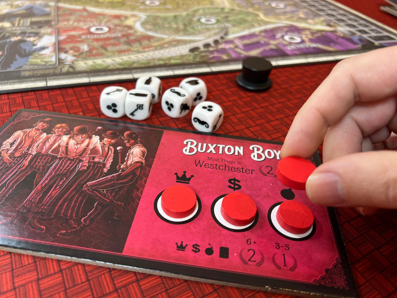 5 Wards Board Game Competitive Strategy for Adults and Families from Frown Clowns