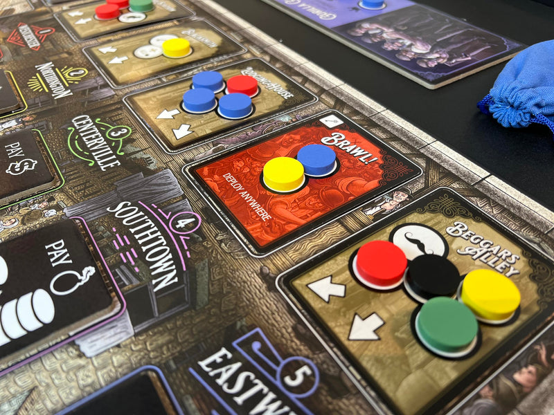 5 Wards Board Game Competitive Strategy for Adults and Families from Frown Clowns