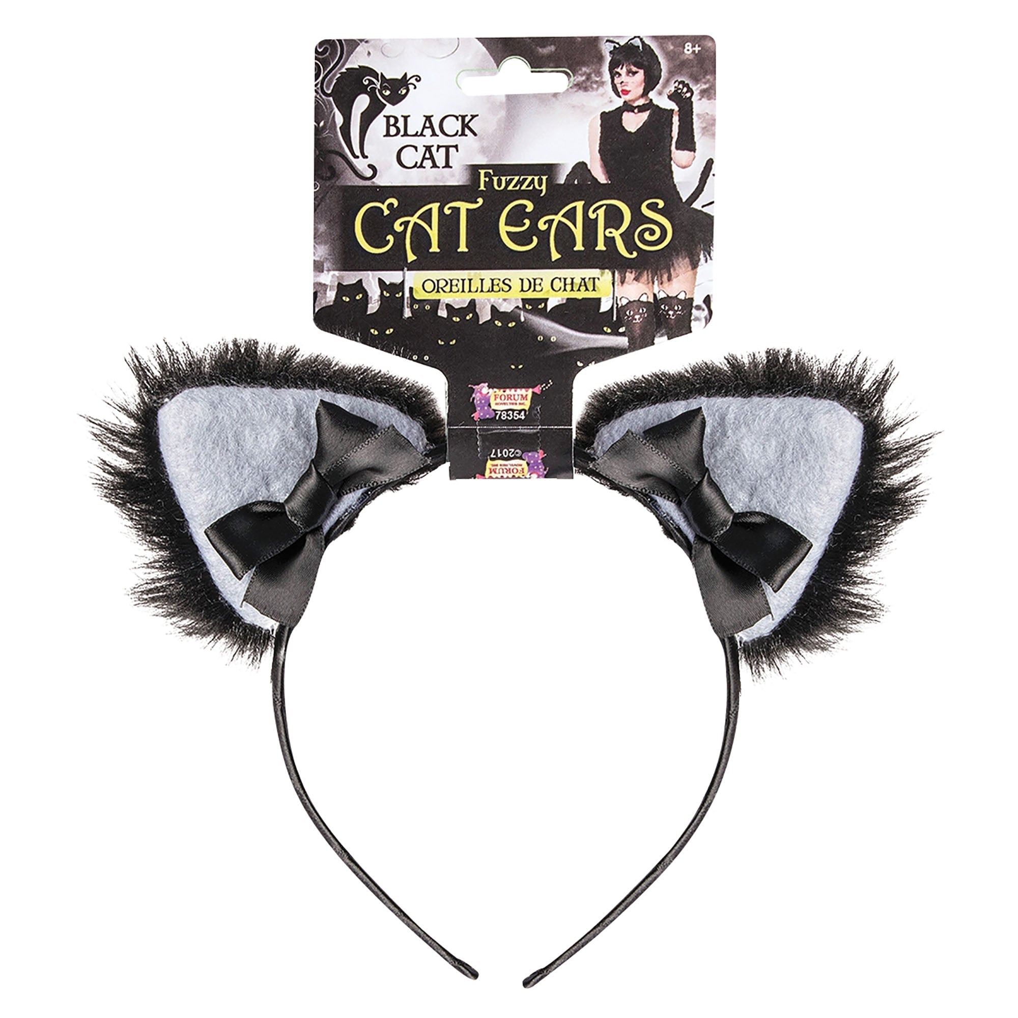 Black Cat Furry Ears Miscellaneous Disguises Female Black Cat Furry Ears Miscellaneous Disguises Female