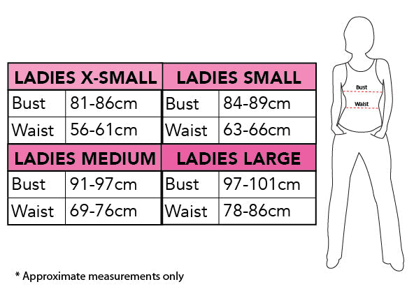 Size Chart Black Widow Costume Movie Suit Womens Marvel Avengers