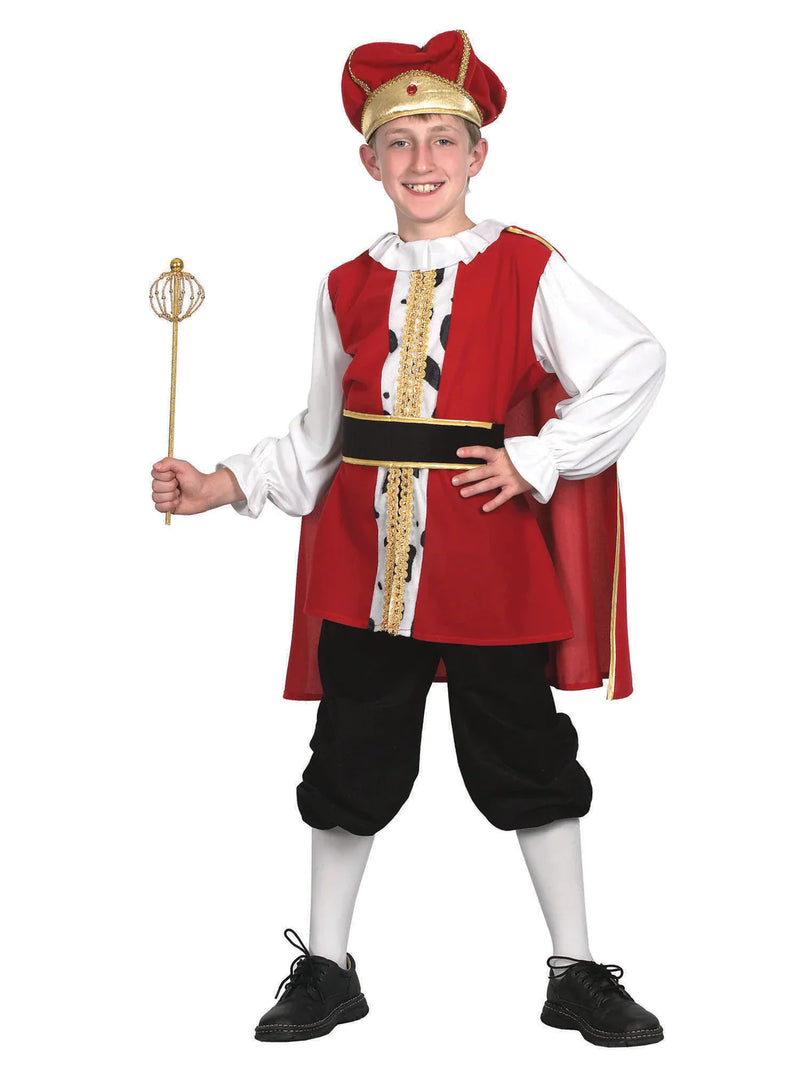 Medieval King Boys Costume