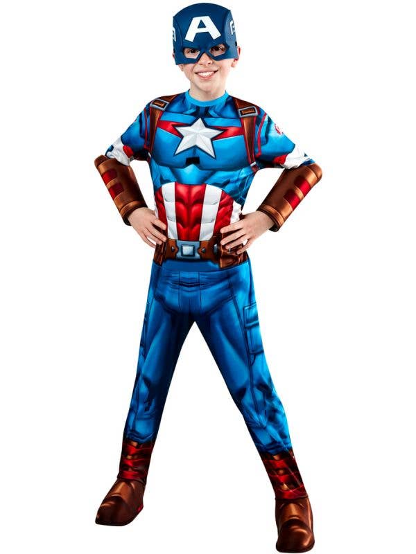 Captain America Mech Strike Boys Costume_3