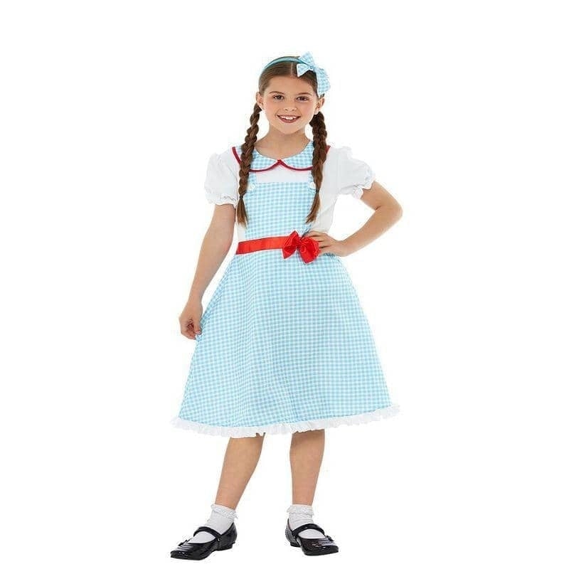 Zombie Country Girl Costume Kids Blue main image 0