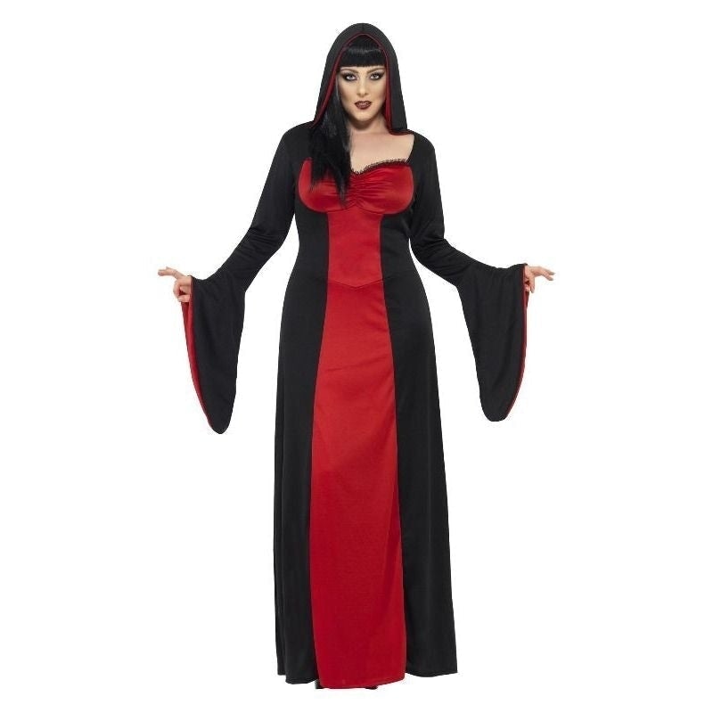 Dark Temptress Costume Adult Red Black_5