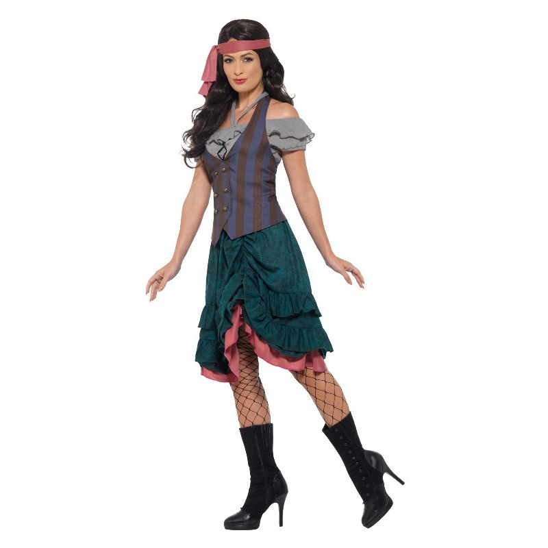 Deluxe Pirate Wench Costume Multi-Coloured Adult_3
