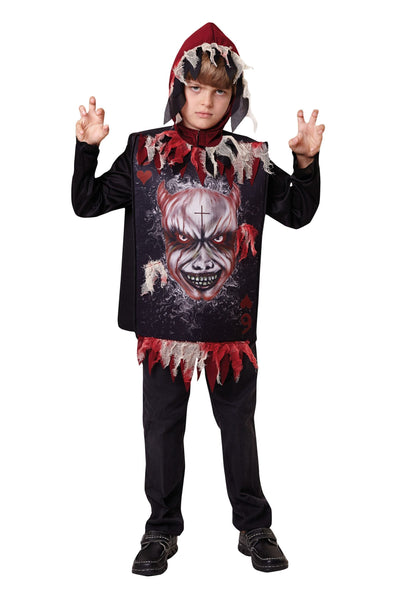 Devil Tabard + Hood 1 Size Childrens Costume Male_1