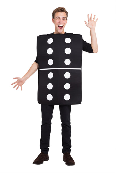 Domino Costume Adult Black Tabard_1
