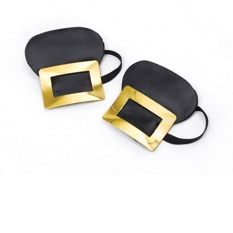 Gold Bangle Shoe Buckles Costume Accessory