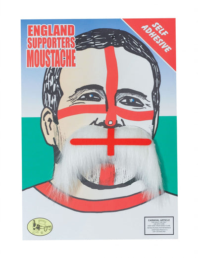 Mens England Tash 70s Style Moustaches and Beards Male Halloween Costume_1