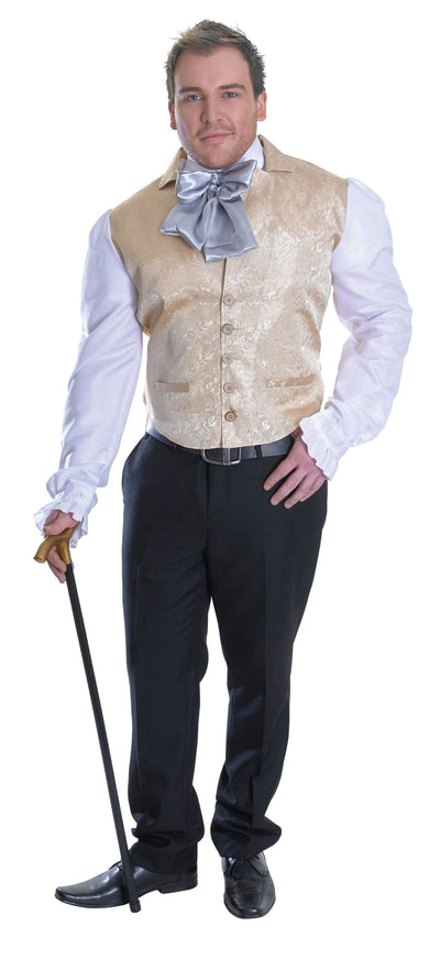 Mens Regency Man Top Adult Costume Male Chest Size 44" Halloween_1