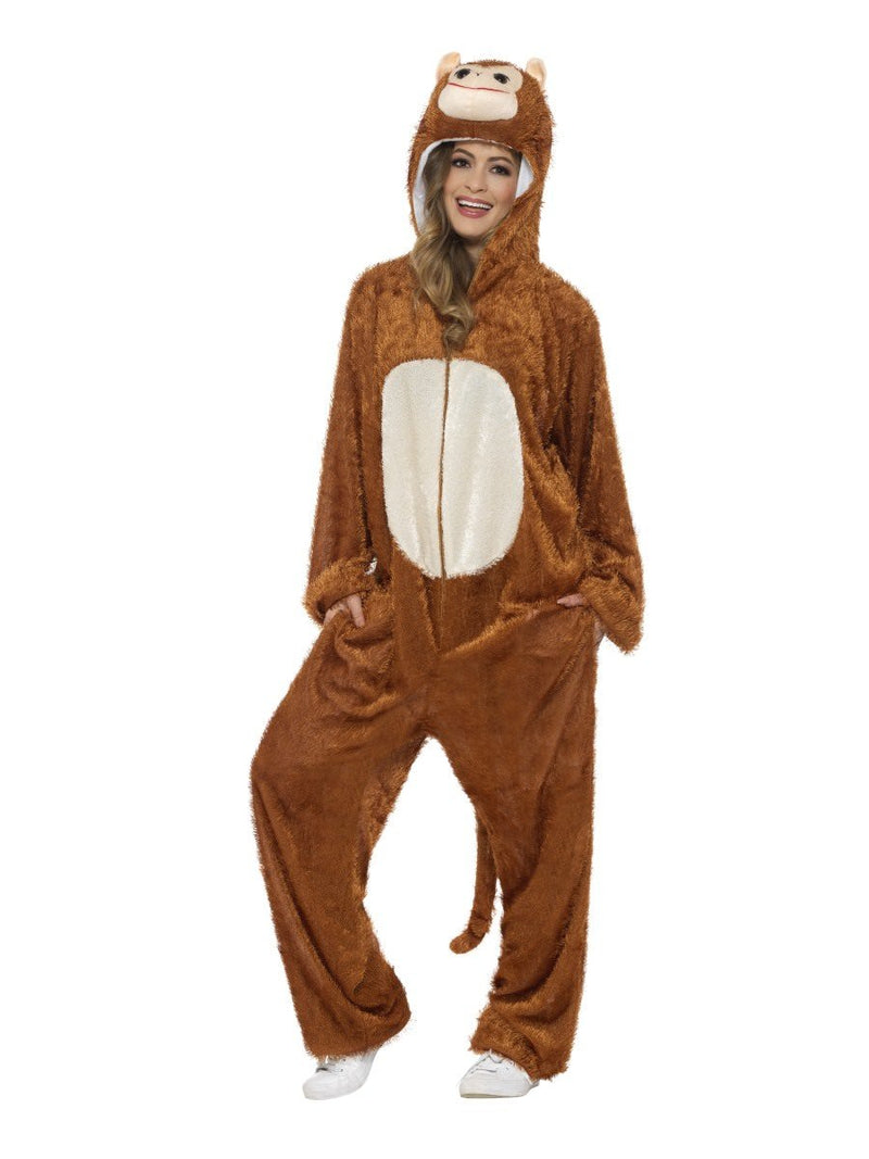 Monkey Costume Adult Brown_3