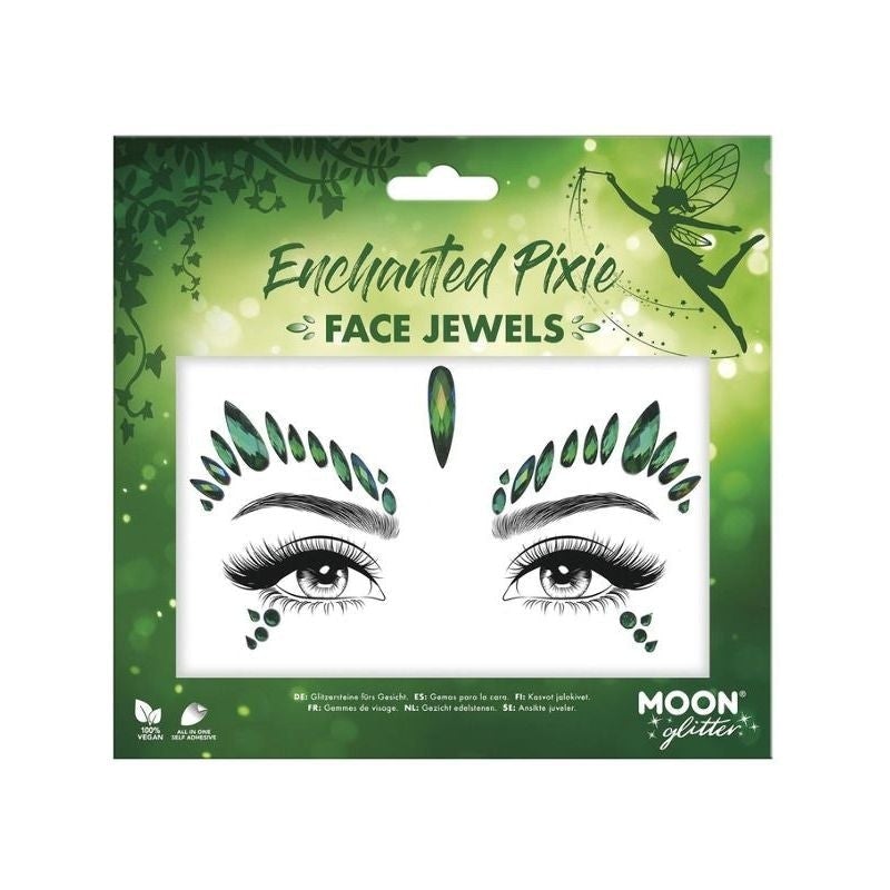 Moon Glitter Face Jewels Under The Sea Costume Make Up main image 0