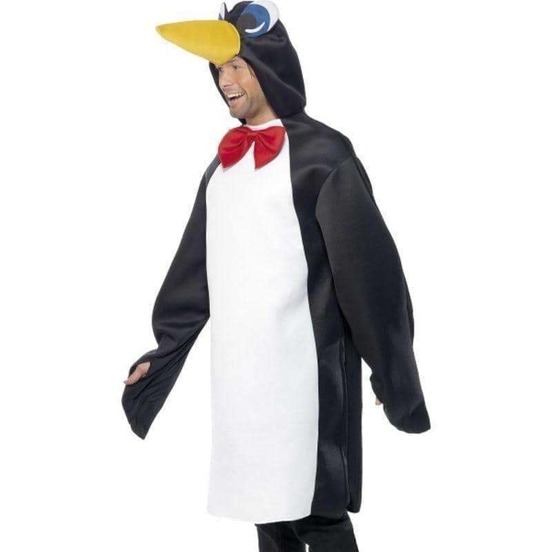 Penguin Costume Adult Black White_3