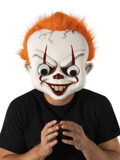 Stephen King's IT Pennywise Googly Eyes Adult Mask_1 rub-202593NS