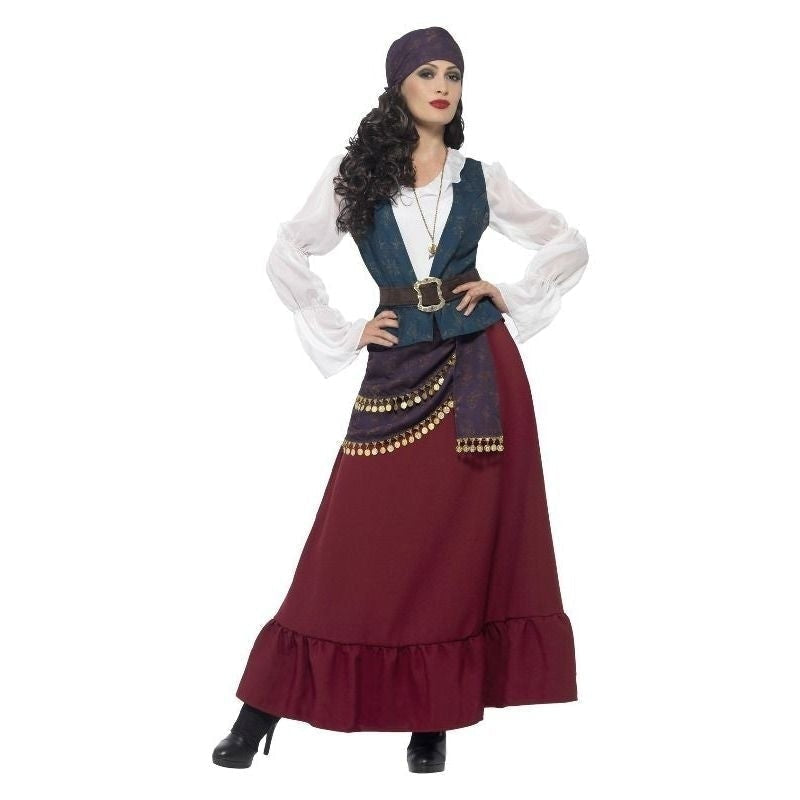 Pirate Buccaneer Beauty Costume Deluxe Adult Purple Pirate Buccaneer Beauty Costume Deluxe Adult Purple