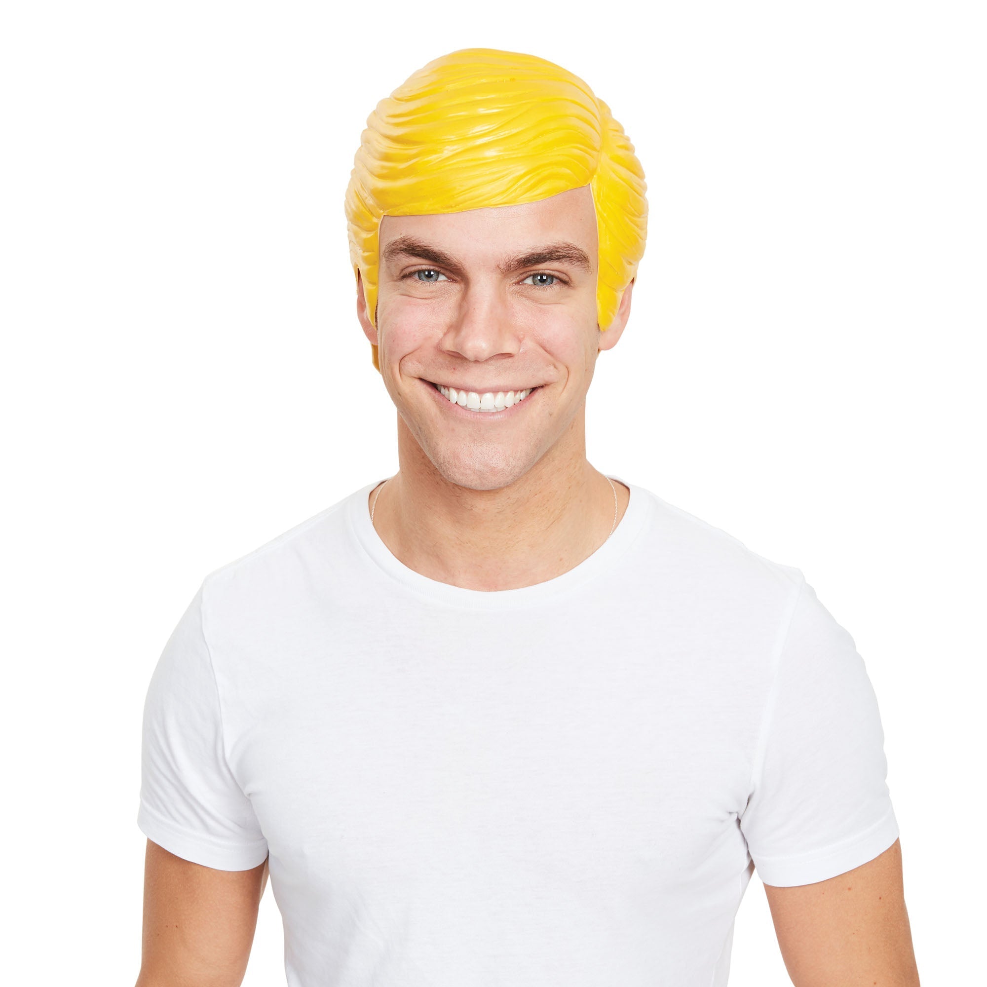 Rubber Trump Headpiece Blonde Rubber Trump Headpiece Blonde