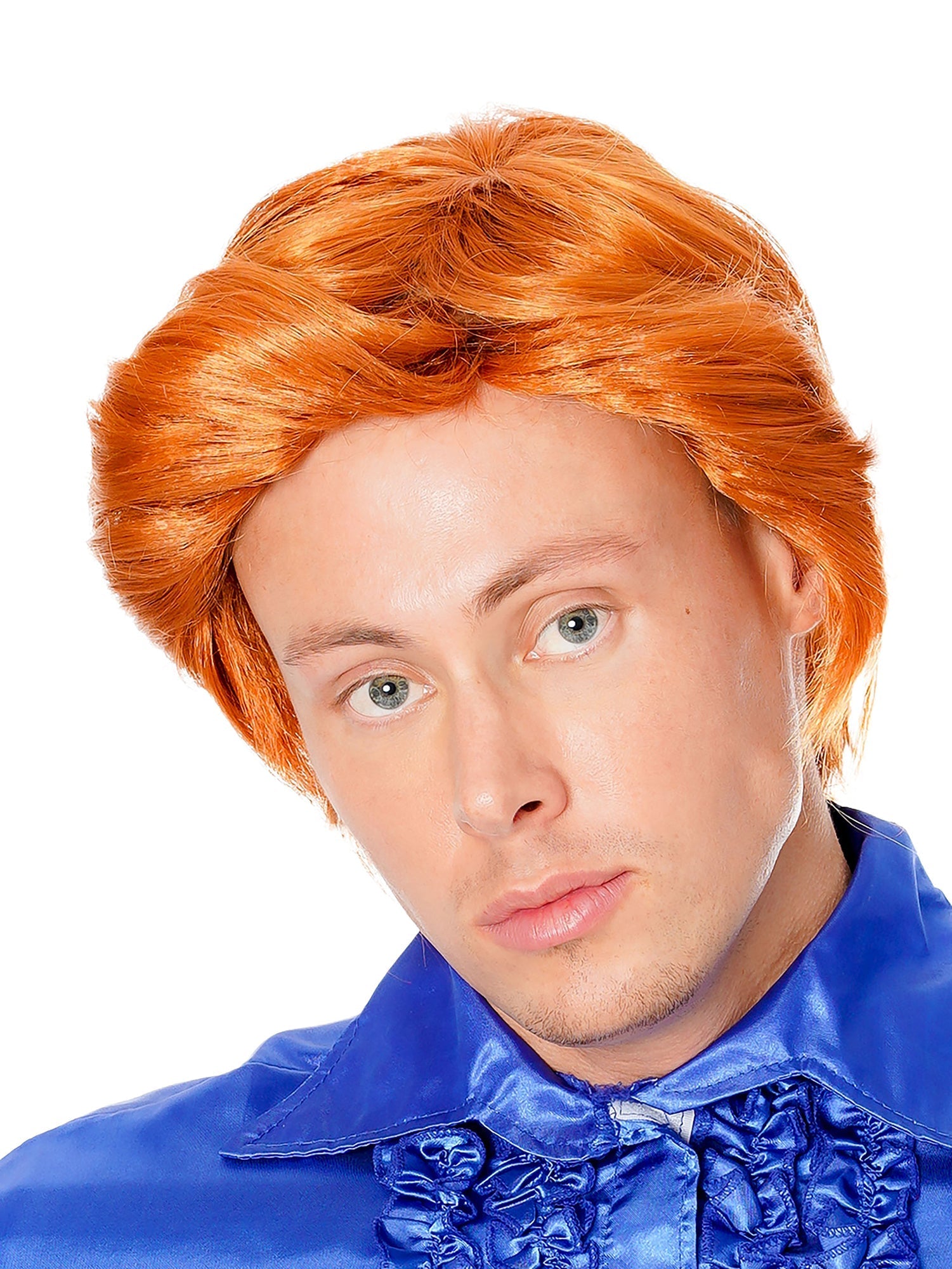 Tony Wig Ginger Short Flick Out Mens Tony Wig Ginger Short Flick Out Mens