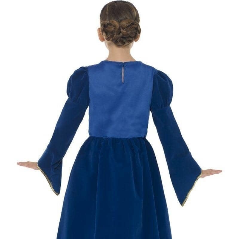 Tudor Princess Girl Costume Kids Royal Blue_4