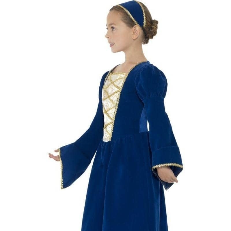 Tudor Princess Girl Costume Kids Royal Blue_5