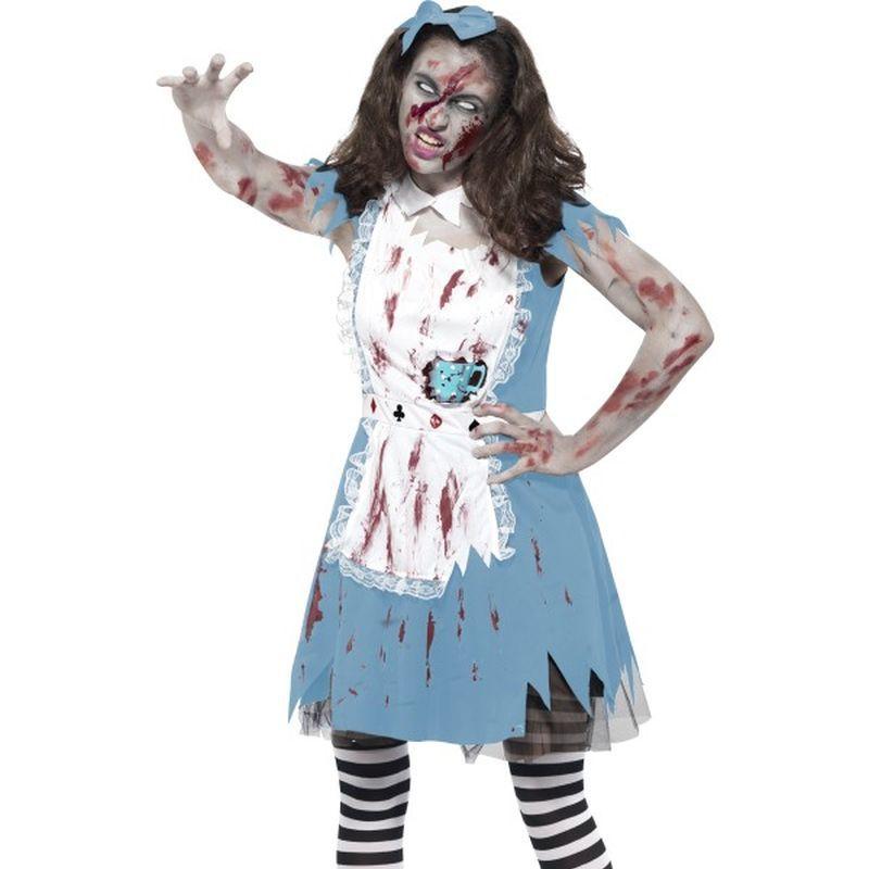 Zombie Country Girl Costume Kids Blue