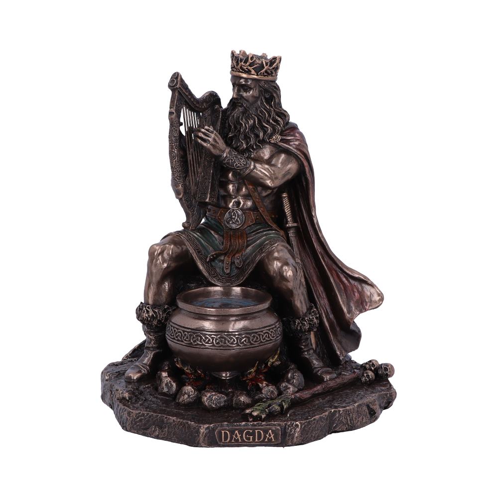 Bronze Dagda King of Tuatha De Danann Celtic Deity Figurine 18.5cm ...