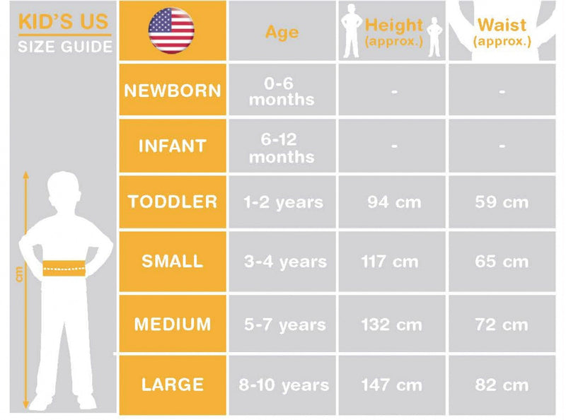 Size Chart Red Sith Trooper Childs Stormtrooper Costume Star Wars
