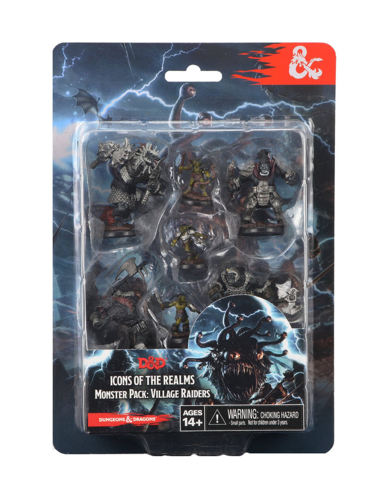 Dungeons and Dragons D&D Icons of the Realms Monster Pack Village Raiders 7 Figures
