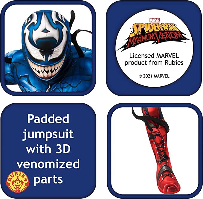Venomized Captain America Kids Costume