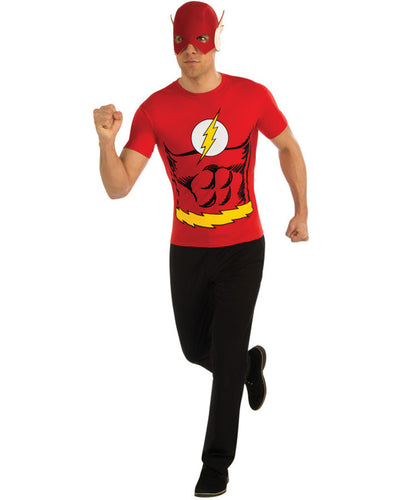 The Flash Costume Top Male - Mens