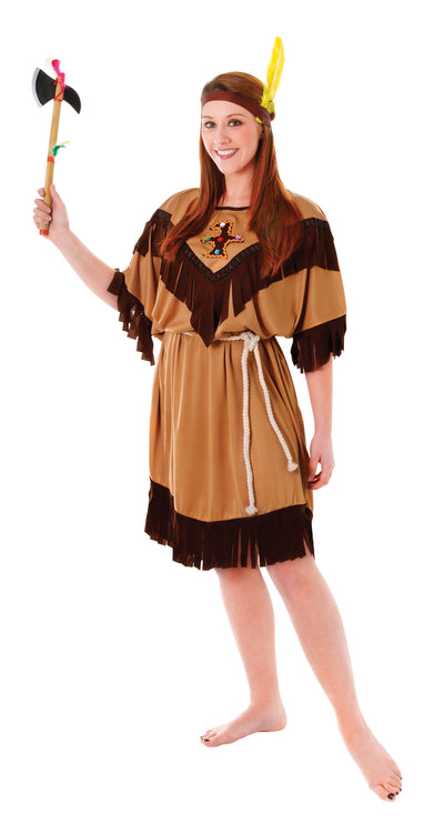 Indian Lady Plus Size Adult Costumes Female Uk Size 18 22 Bristol Novelty _1