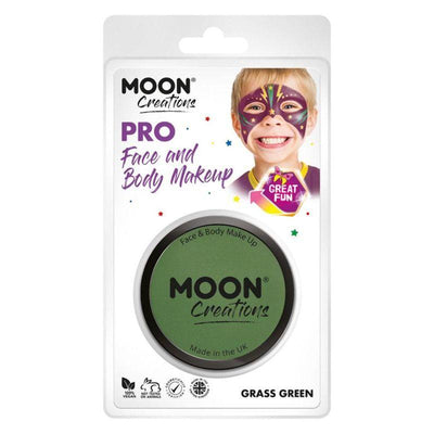Moon Creations Pro Face Paint Cake Pot Green Smiffys _1
