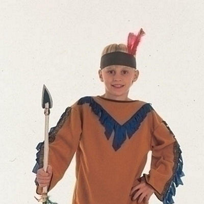 Boys Indian Boy Budget Large Childrens Costumes Male Large 9 12 Years Bristol Novelty _1