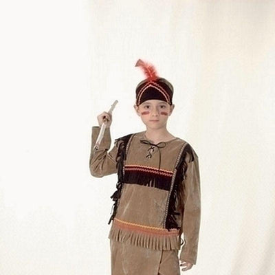 Boys Indian Boy Deluxe Medium Childrens Costumes Male Medium 7 9 Years Bristol Novelty _1