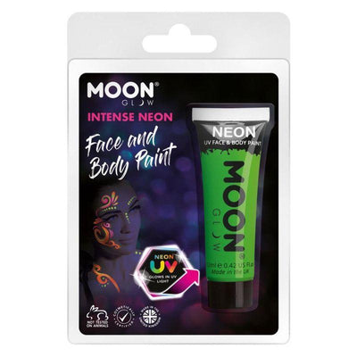 Moon Glow Intense Neon UV Face Paint Green Smiffys _1