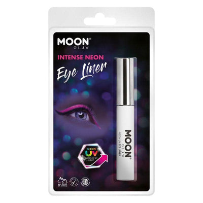 Moon Glow Intense Neon UV Eye Liner White Smiffys _1