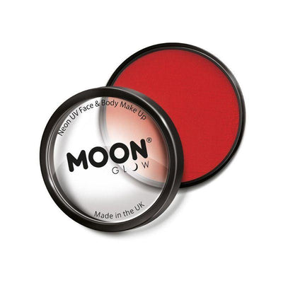 Moon Glow Pro Intense Neon UV Cake Pot Red Smiffys _1