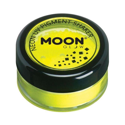 Moon Glow Intense Neon UV Pigment Shakers Yellow Smiffys _1
