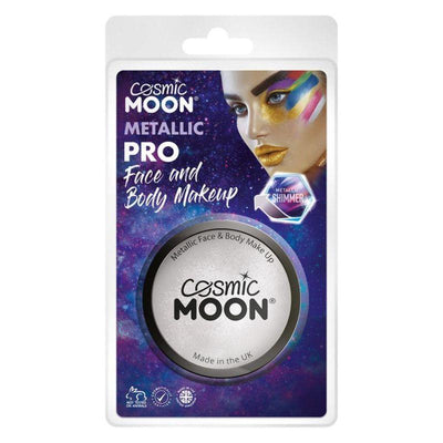 Cosmic Moon Metallic Pro Face Paint Cake Pots Sil Smiffys _1