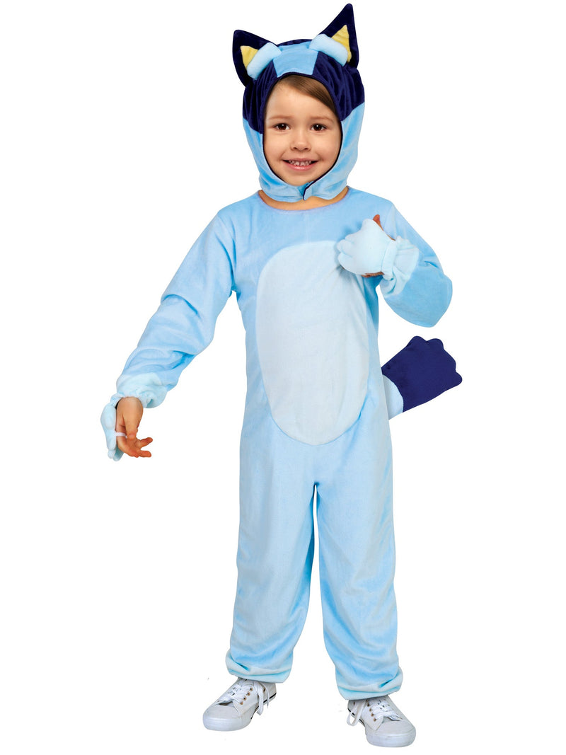 Bluey Child Comfywear Plush Jumpsuit with Detachable Headpiece and Tail