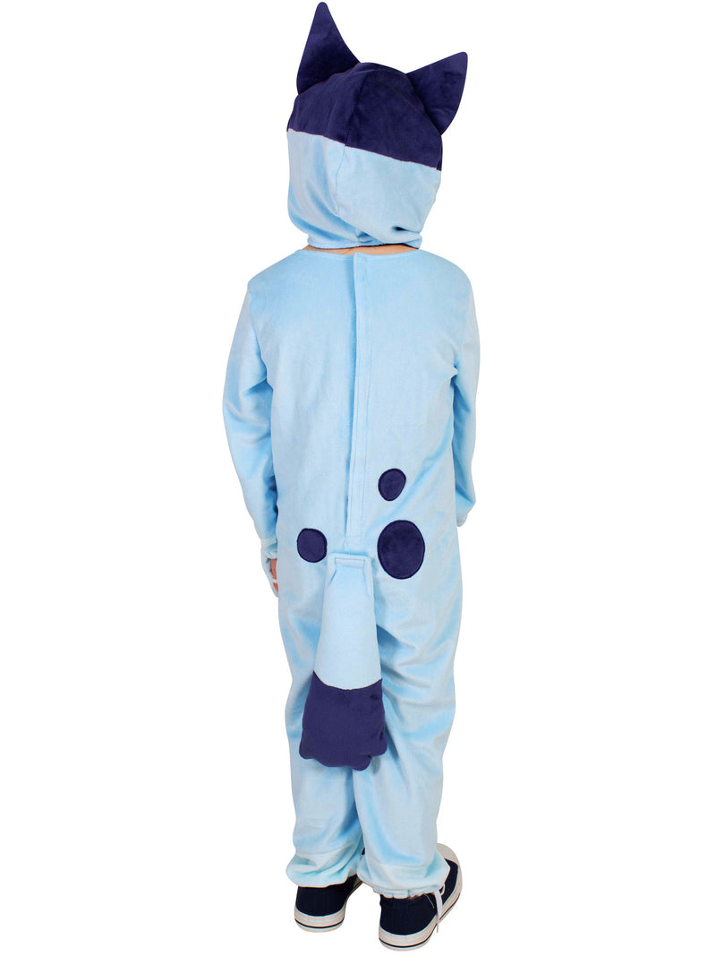 Bluey Child Comfywear Plush Jumpsuit with Detachable Headpiece and Tail