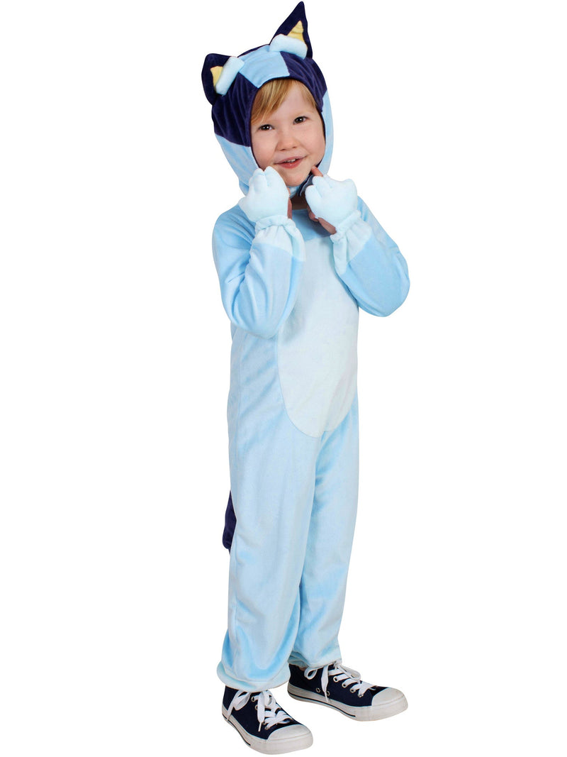 Bluey Child Comfywear Plush Jumpsuit with Detachable Headpiece and Tail