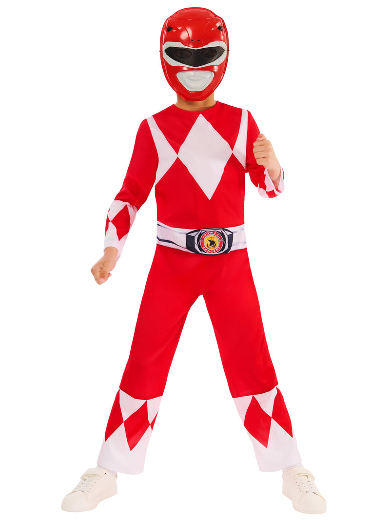 Kids Power Ranger Mighty Morphin Red Ranger Costume