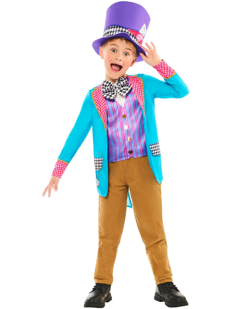 Eccentric Mad Hatter Costume for Boys