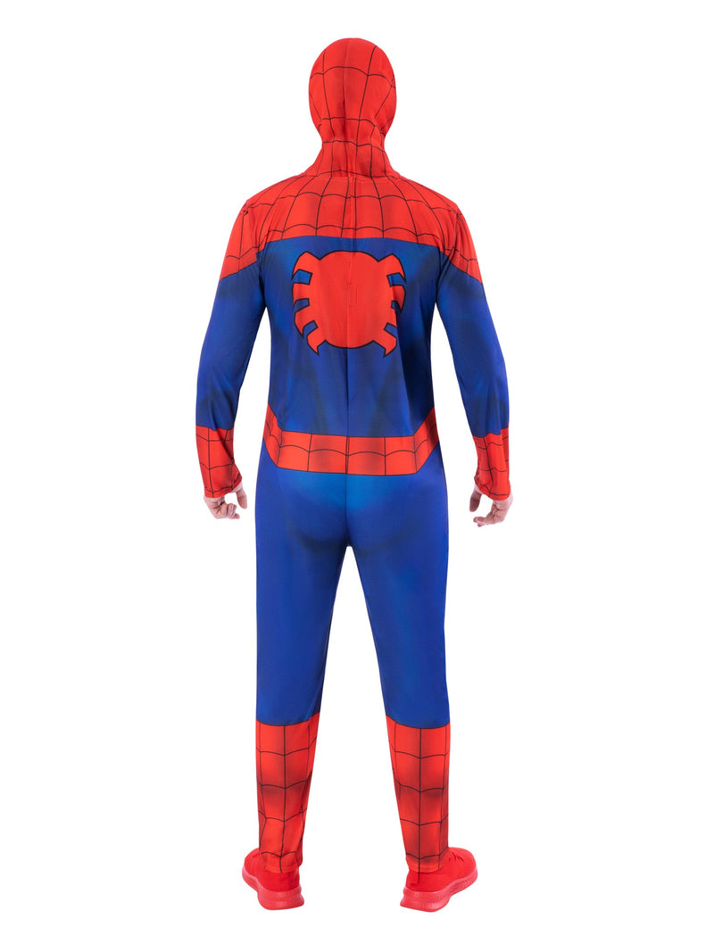 Spider-Man Adult Costume Classic Look Jumpsuit and Mask for Halloween Cosplay
