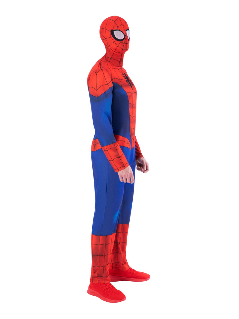 Spider-Man Adult Costume Classic Look Jumpsuit and Mask for Halloween Cosplay
