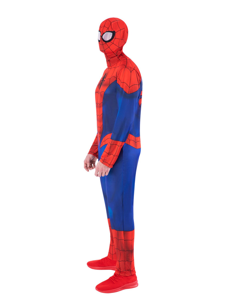 Spider-Man Adult Costume Classic Look Jumpsuit and Mask for Halloween Cosplay