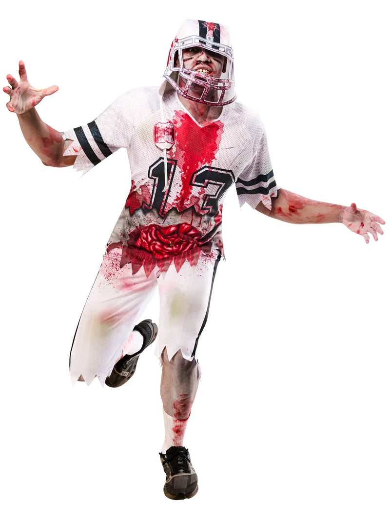 Zombie American Footballer Costume for Men
