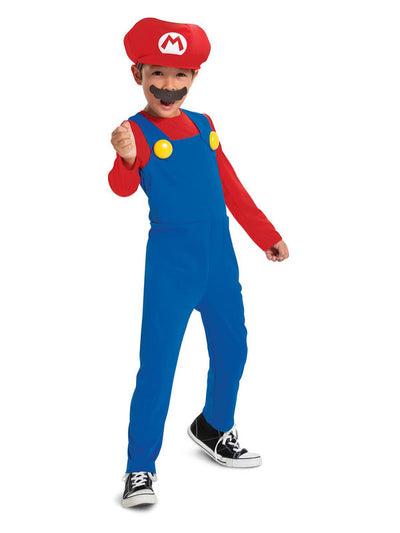 Nintendo Super Mario Brothers Mario Costume Child